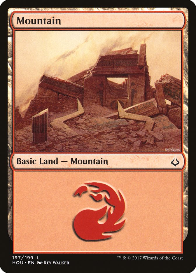 Mountain (197) [Hour of Devastation] | Yard's Games Ltd