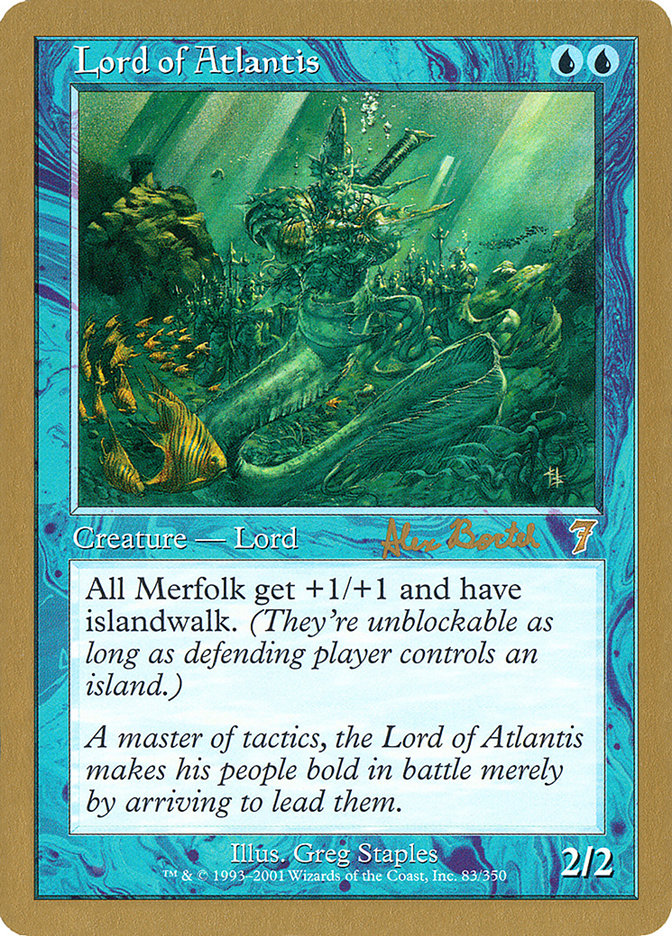 Lord of Atlantis (Alex Borteh) [World Championship Decks 2001] | Yard's Games Ltd