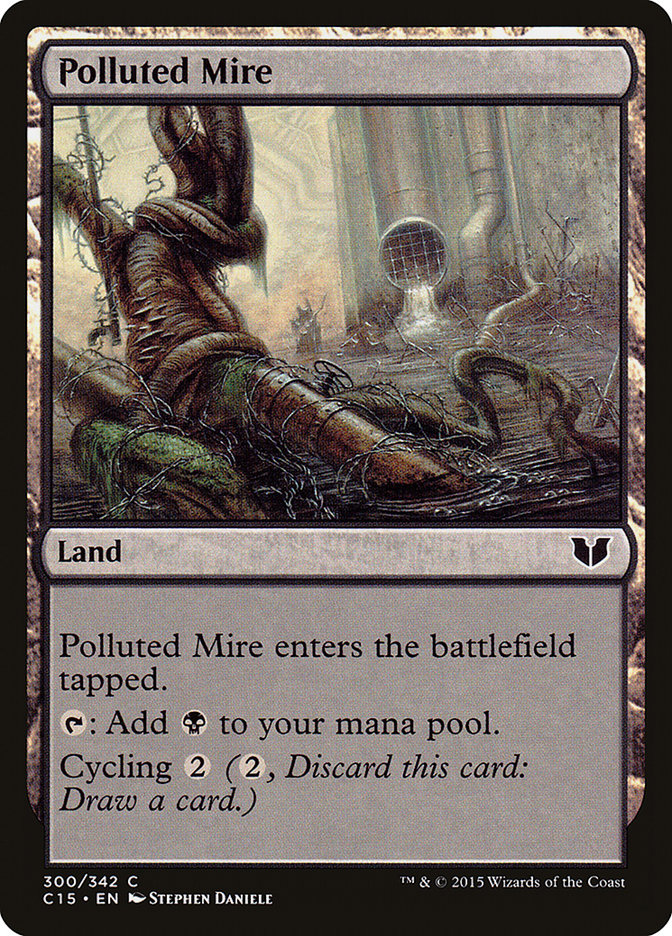 Polluted Mire [Commander 2015] | Yard's Games Ltd