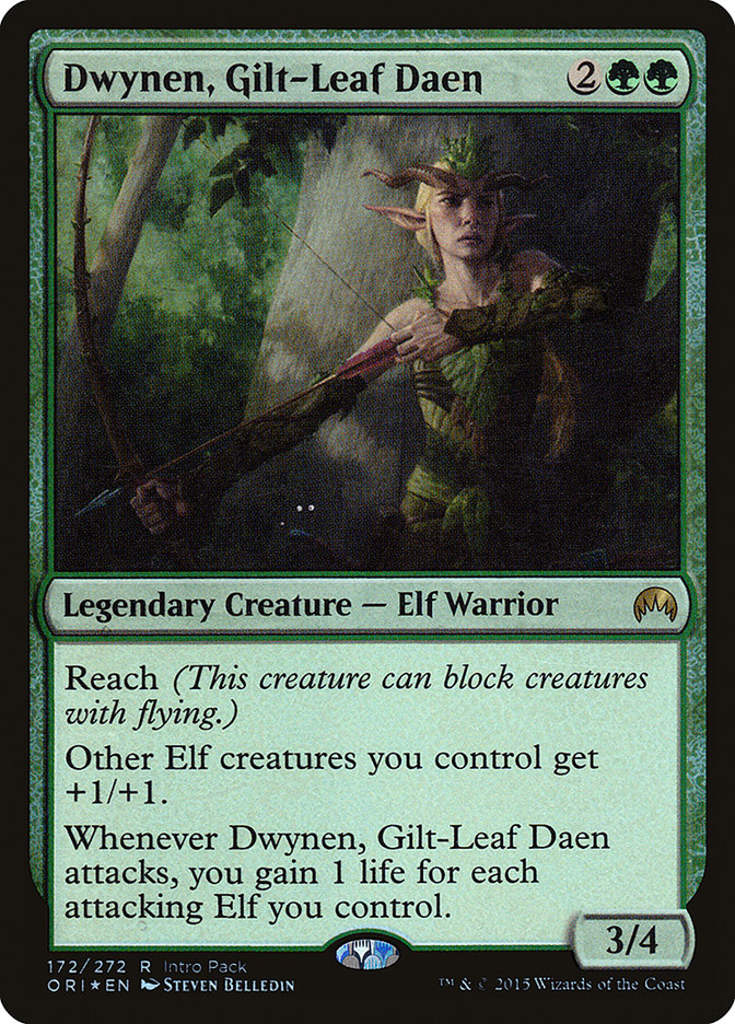 Dwynen, Gilt-Leaf Daen (Intro Pack) [Magic Origins Promos] | Yard's Games Ltd