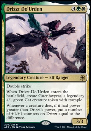 Drizzt Do'Urden (Promo Pack) [Dungeons & Dragons: Adventures in the Forgotten Realms Promos] | Yard's Games Ltd