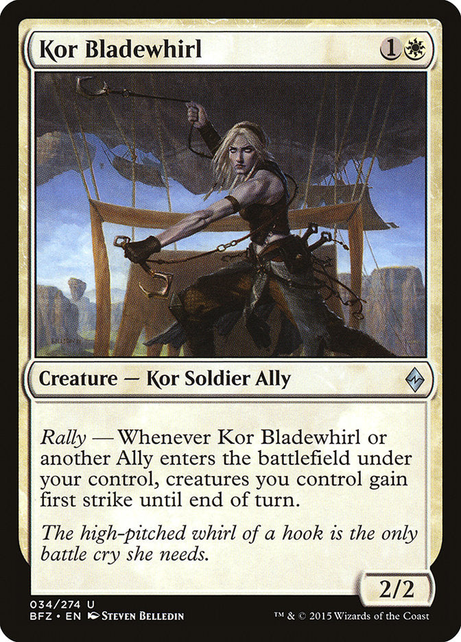 Kor Bladewhirl [Battle for Zendikar] | Yard's Games Ltd