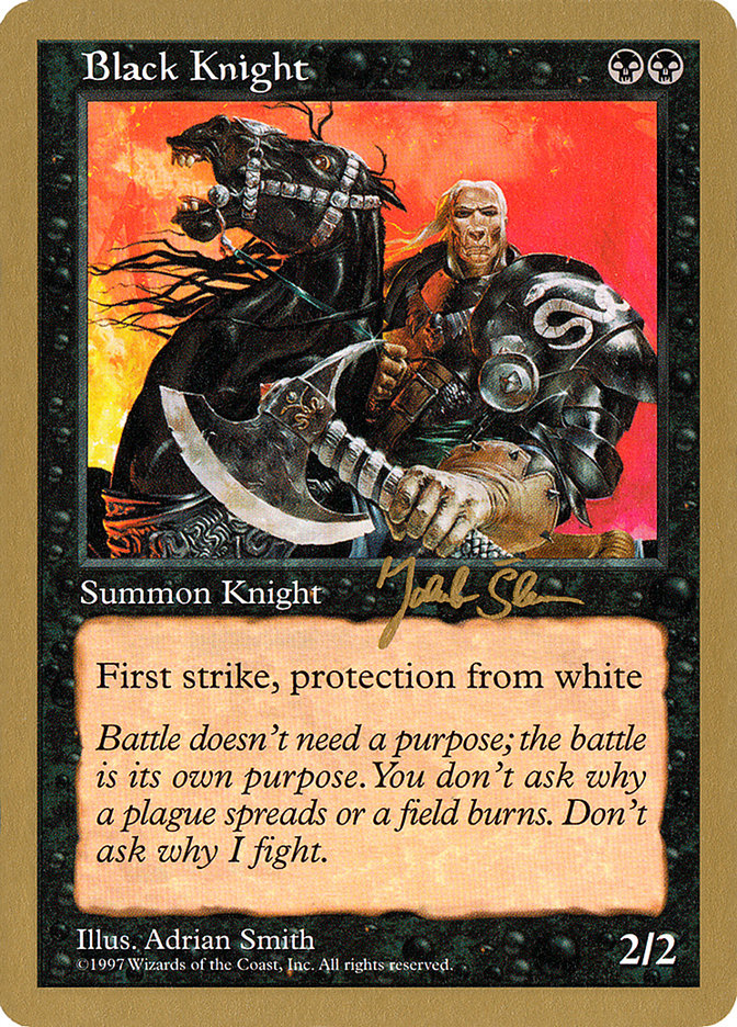 Black Knight (Jakub Slemr) [World Championship Decks 1997] | Yard's Games Ltd