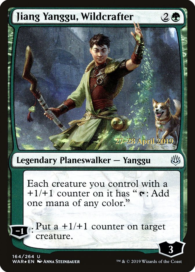 Jiang Yanggu, Wildcrafter [War of the Spark Prerelease Promos] | Yard's Games Ltd