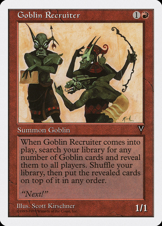 Goblin Recruiter [Anthologies] | Yard's Games Ltd