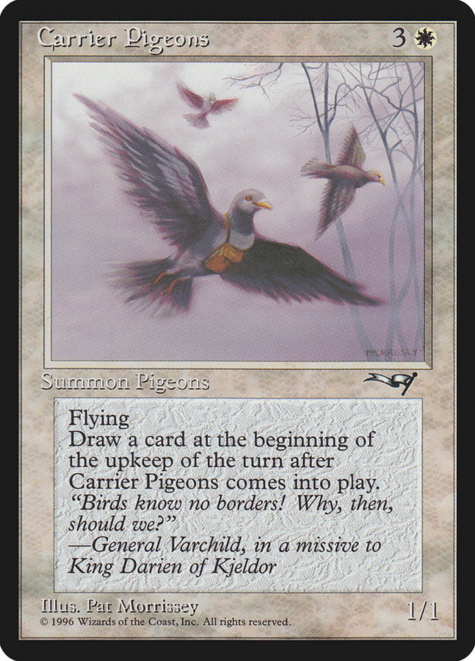 Carrier Pigeons (Flying Art) [Alliances] | Yard's Games Ltd