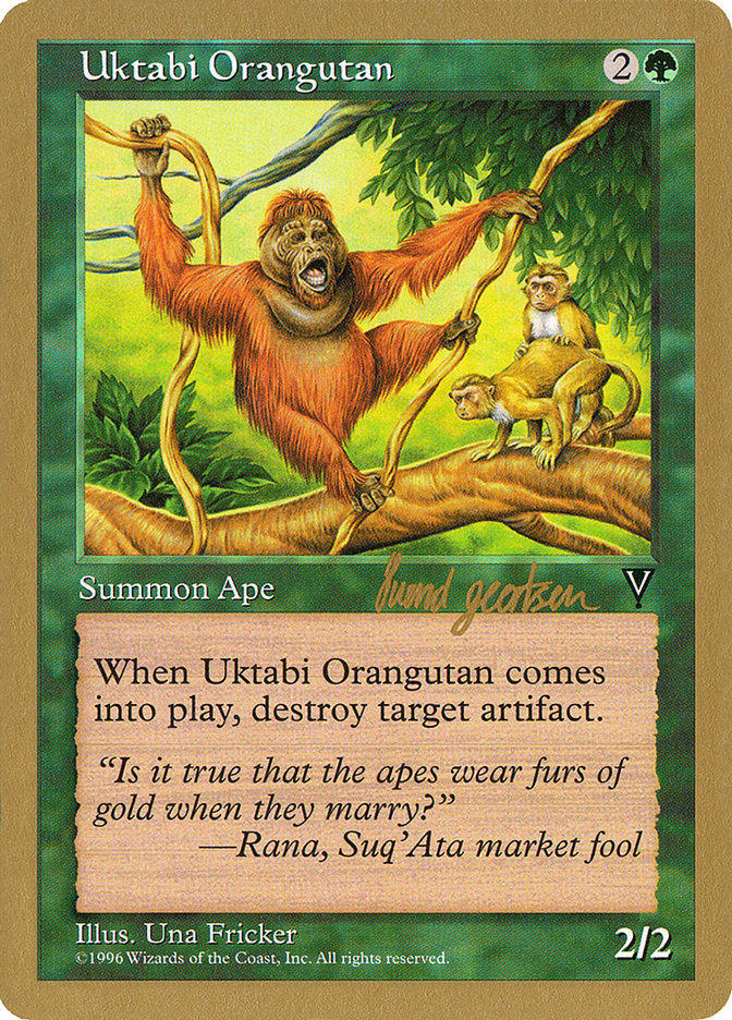 Uktabi Orangutan (Svend Geertsen) (SB) [World Championship Decks 1997] | Yard's Games Ltd