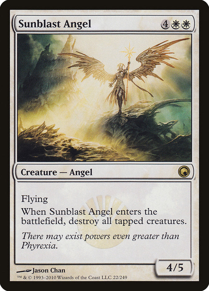 Sunblast Angel [Scars of Mirrodin] | Yard's Games Ltd