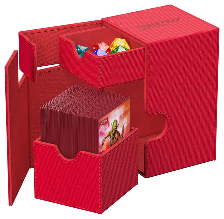 Ultimate Guard Deck Case Flip N Tray 100+ Xenoskin - Red