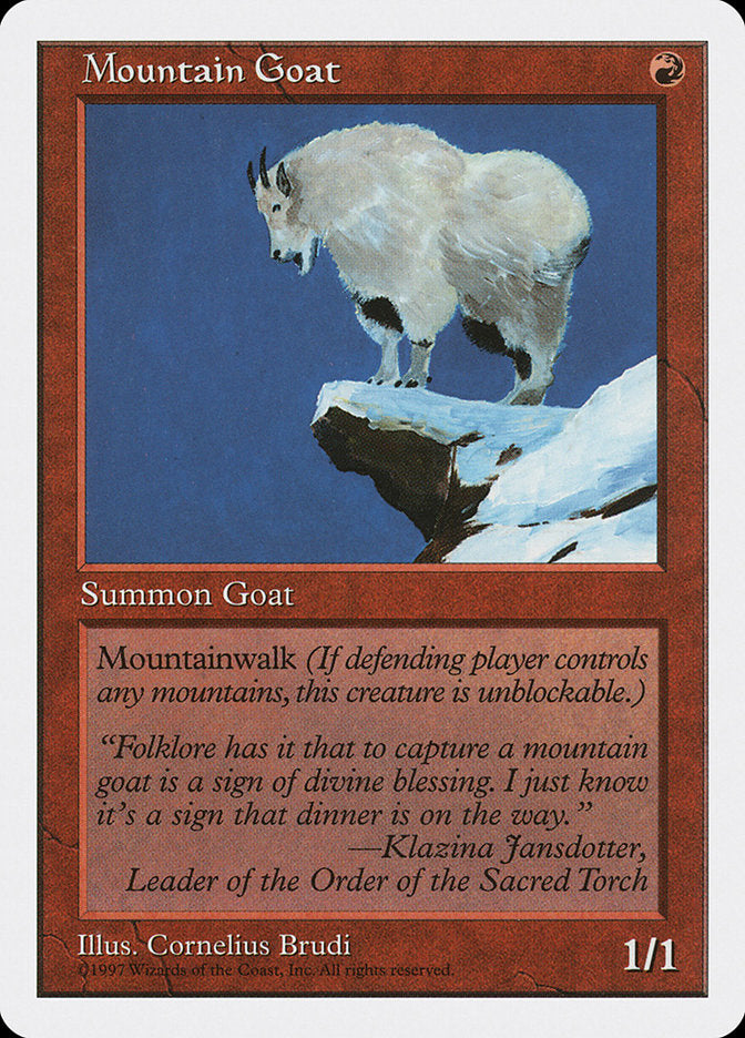 Mountain Goat [Fifth Edition] | Yard's Games Ltd