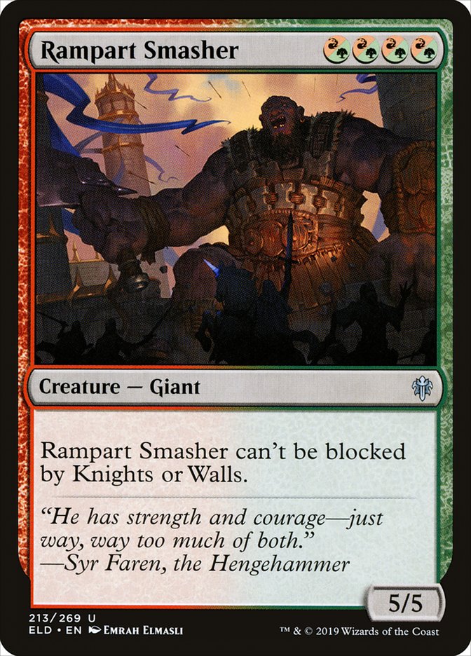 Rampart Smasher [Throne of Eldraine] | Yard's Games Ltd