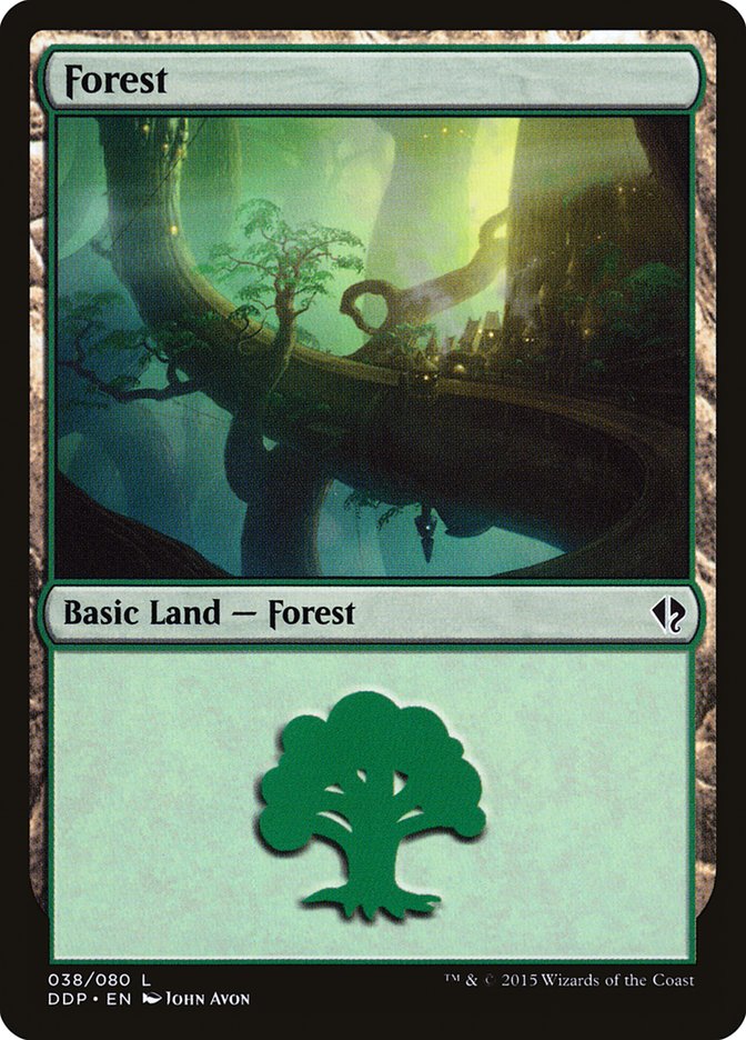 Forest (38) [Duel Decks: Zendikar vs. Eldrazi] | Yard's Games Ltd