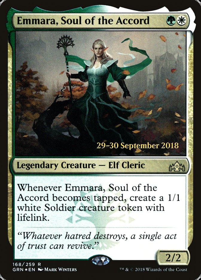 Emmara, Soul of the Accord [Guilds of Ravnica Prerelease Promos] | Yard's Games Ltd
