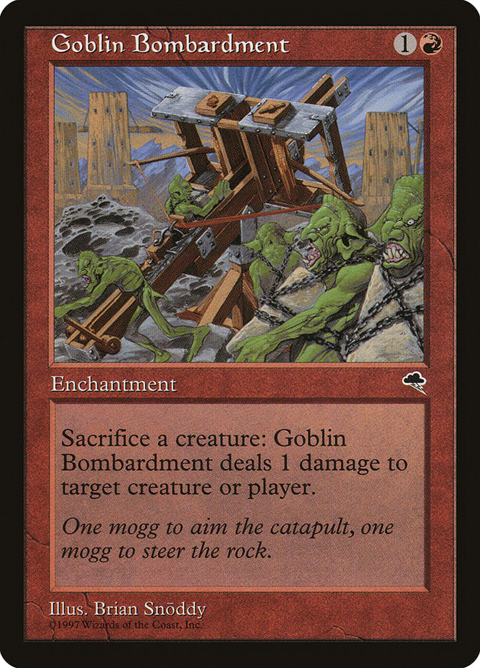 Goblin Bombardment [Tempest] | Yard's Games Ltd