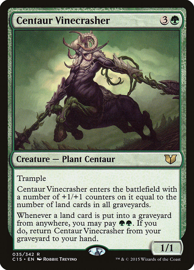 Centaur Vinecrasher [Commander 2015] | Yard's Games Ltd