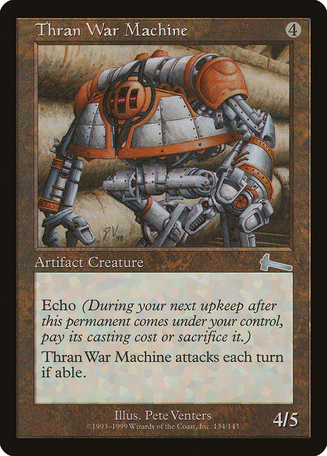Thran War Machine [Urza's Legacy] | Yard's Games Ltd