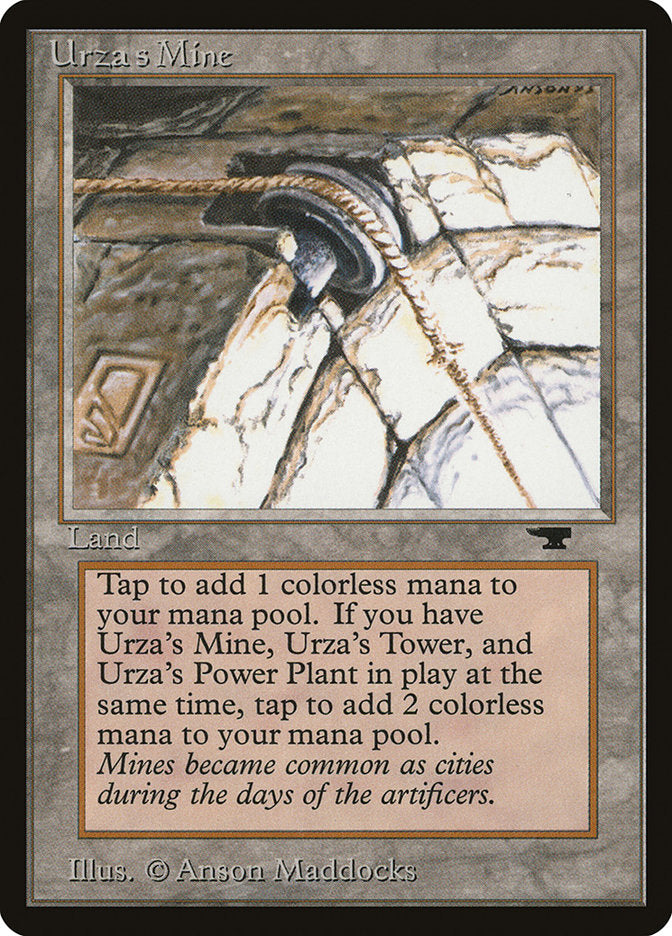Urza's Mine (Pulley Embedded in Stone) [Antiquities] | Yard's Games Ltd