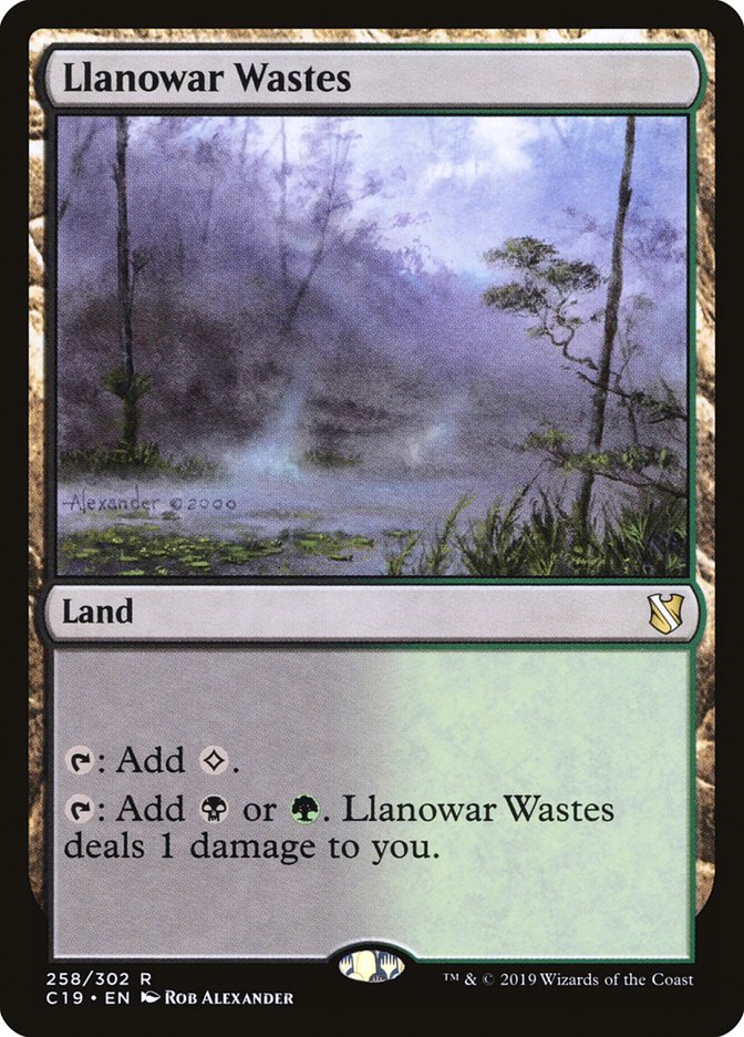 Llanowar Wastes [Commander 2019] | Yard's Games Ltd