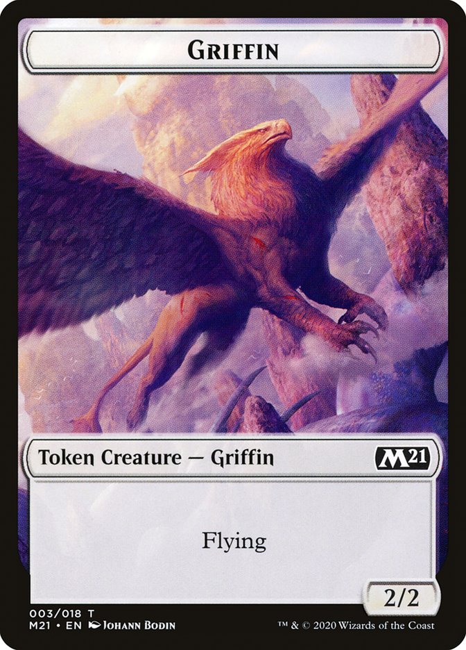 Angel // Griffin Double-Sided Token [Core Set 2021 Tokens] | Yard's Games Ltd