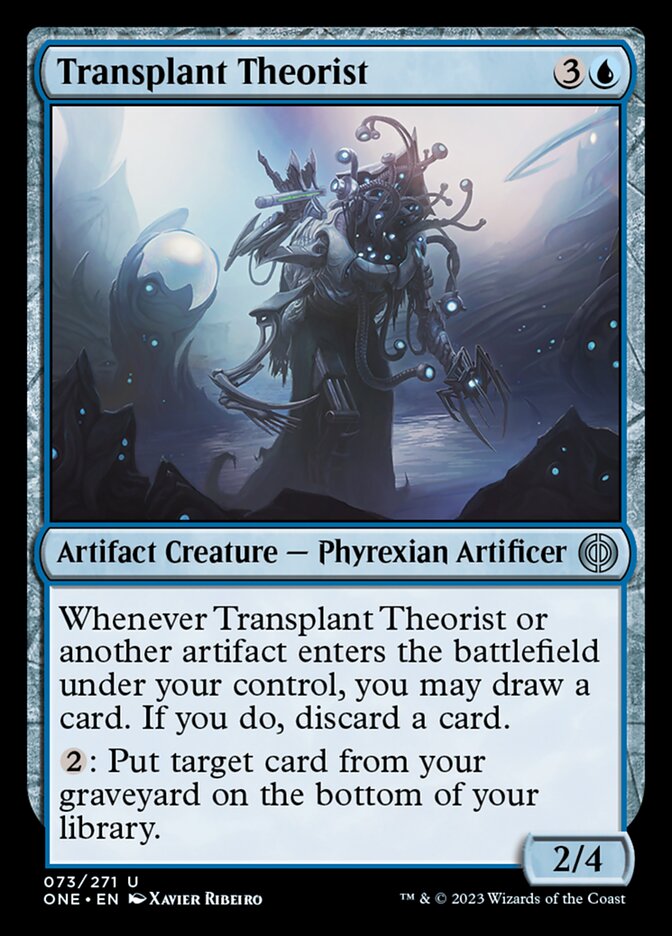 Transplant Theorist [Phyrexia: All Will Be One] | Yard's Games Ltd