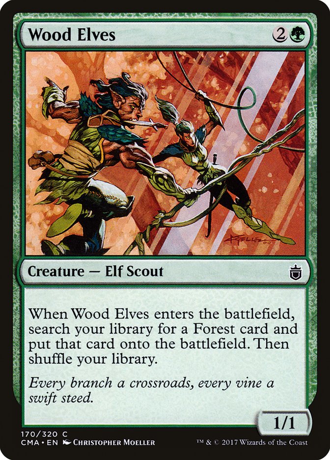 Wood Elves [Commander Anthology] | Yard's Games Ltd