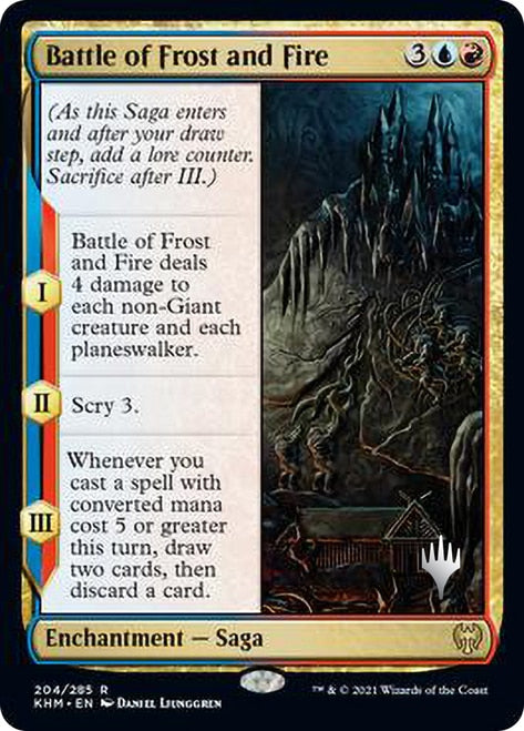 Battle of Frost and Fire (Promo Pack) [Kaldheim Promos] | Yard's Games Ltd