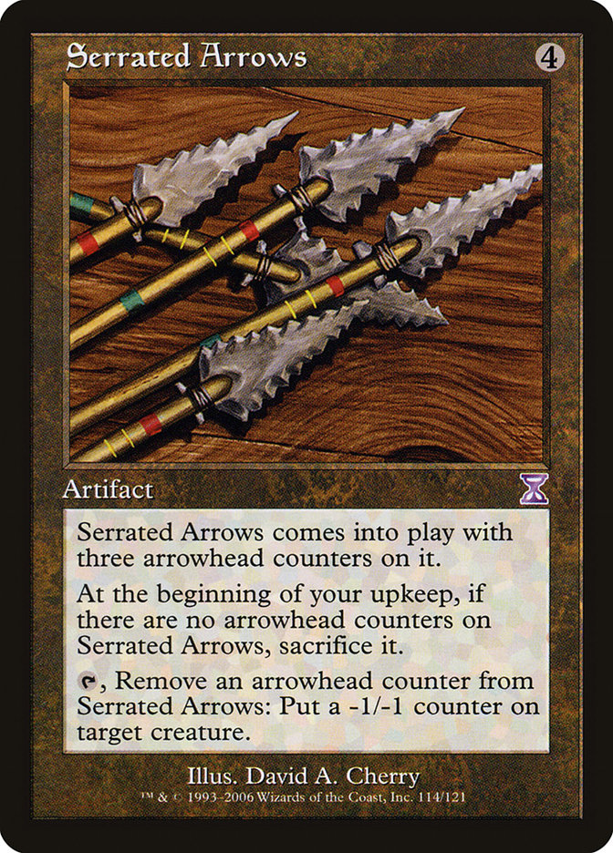 Serrated Arrows [Time Spiral Timeshifted] | Yard's Games Ltd