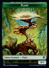 Illusion // Plant Double-Sided Token [Commander Legends Tokens] | Yard's Games Ltd