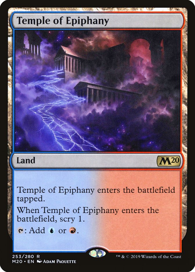 Temple of Epiphany [Core Set 2020] | Yard's Games Ltd