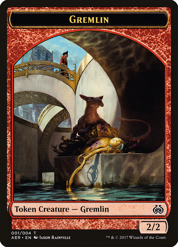 Gremlin Token [Aether Revolt Tokens] | Yard's Games Ltd