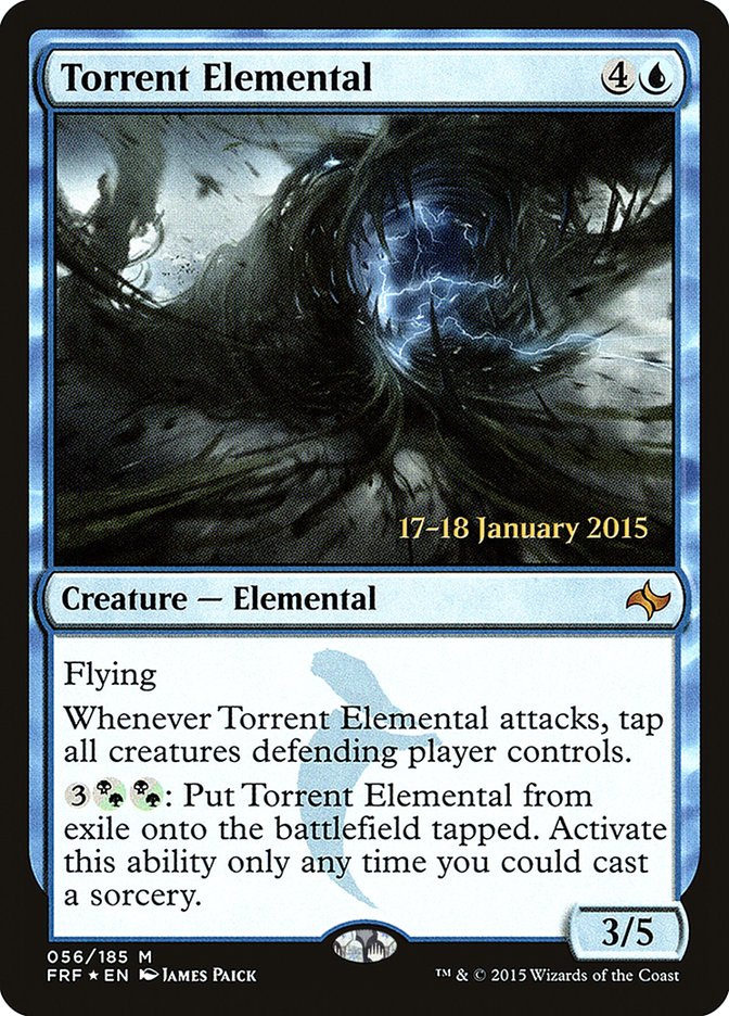 Torrent Elemental [Fate Reforged Prerelease Promos] | Yard's Games Ltd