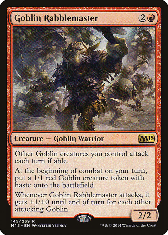 Goblin Rabblemaster [Magic 2015] | Yard's Games Ltd
