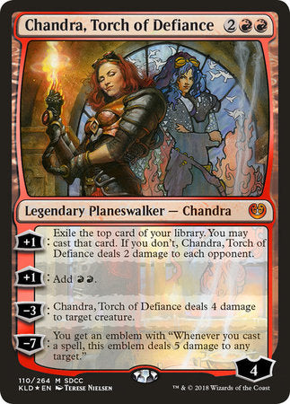 Chandra, Torch of Defiance (SDCC 2018 EXCLUSIVE) [San Diego Comic-Con 2018] | Yard's Games Ltd