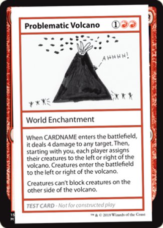 Problematic Volcano (2021 Edition) [Mystery Booster Playtest Cards] | Yard's Games Ltd
