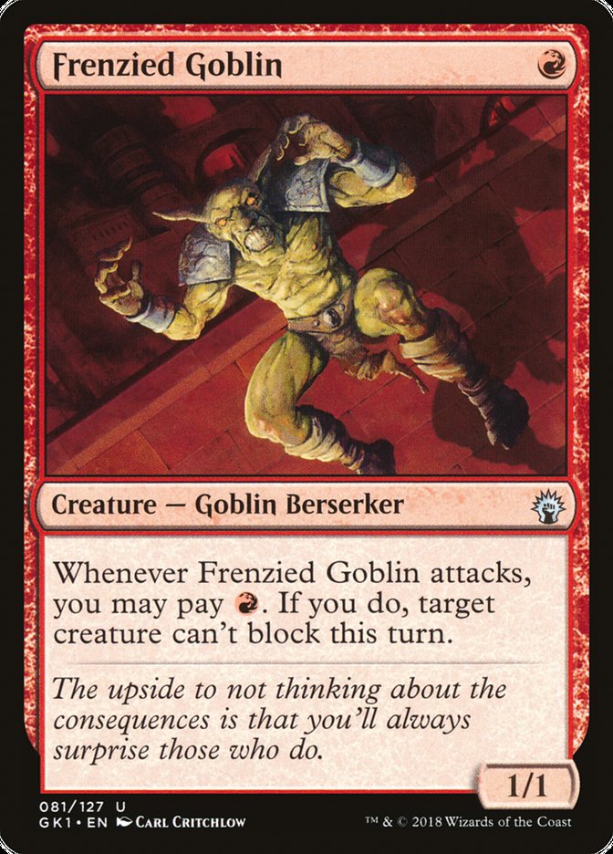 Frenzied Goblin [Guilds of Ravnica Guild Kit] | Yard's Games Ltd