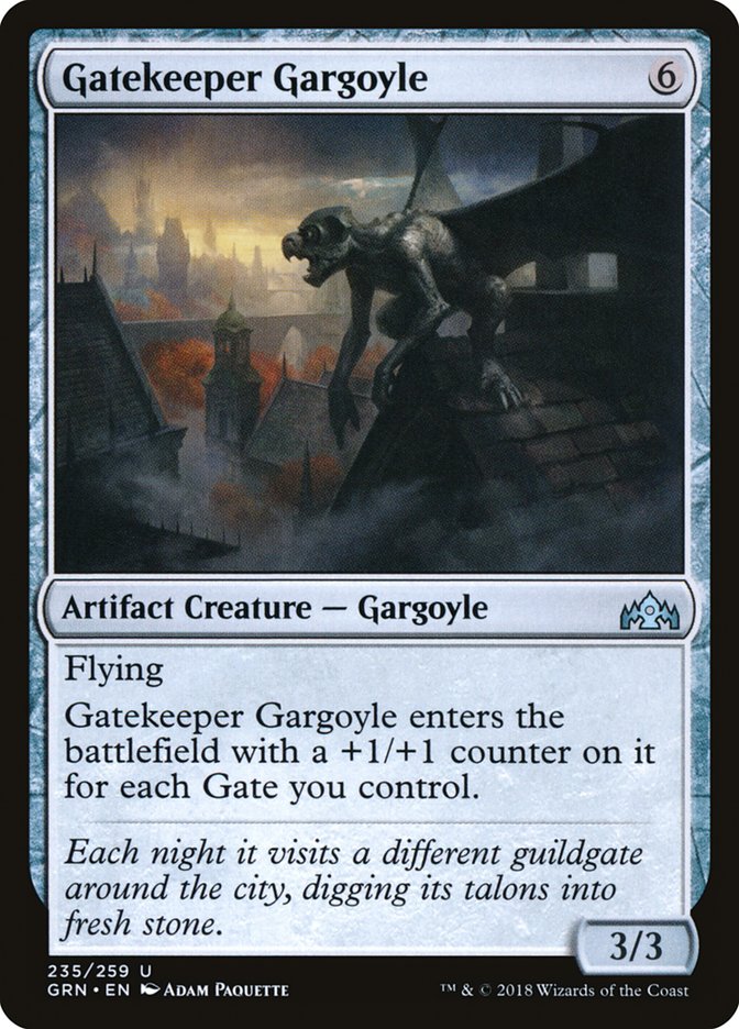 Gatekeeper Gargoyle [Guilds of Ravnica] | Yard's Games Ltd