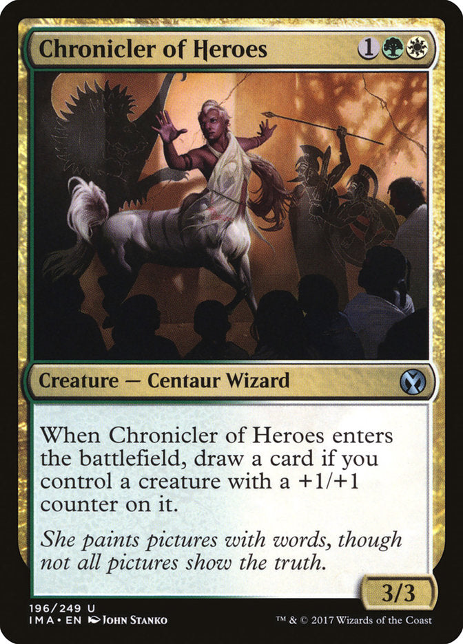 Chronicler of Heroes [Iconic Masters] | Yard's Games Ltd