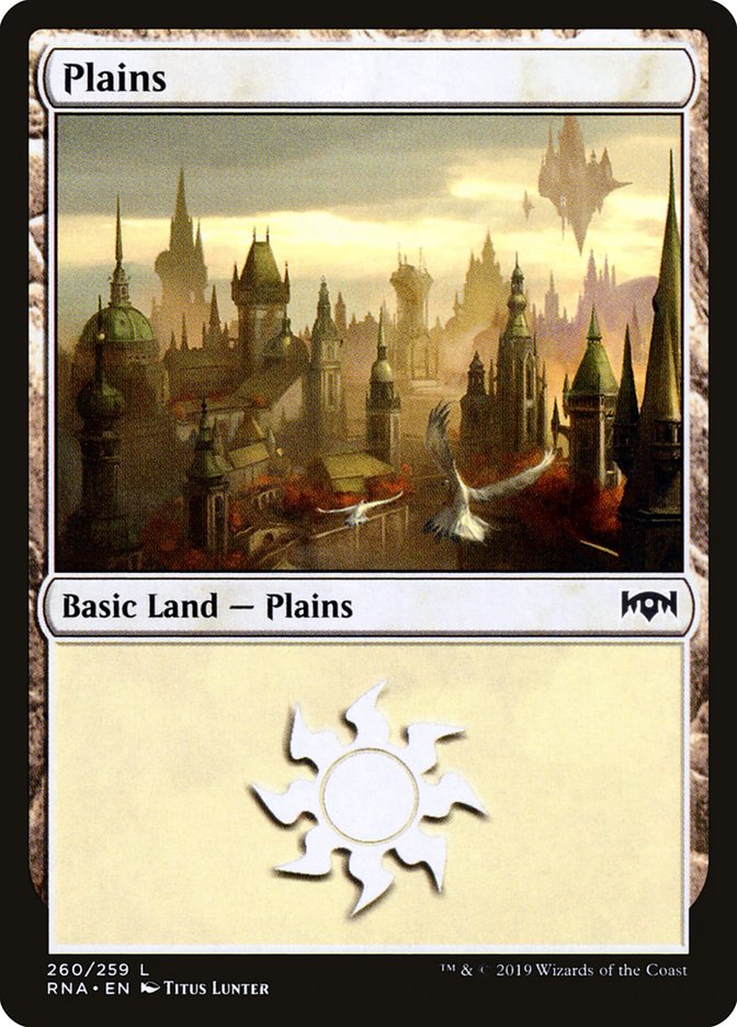 Plains (260) [Ravnica Allegiance] | Yard's Games Ltd