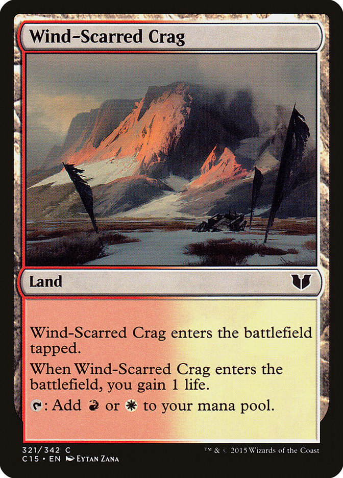 Wind-Scarred Crag [Commander 2015] | Yard's Games Ltd