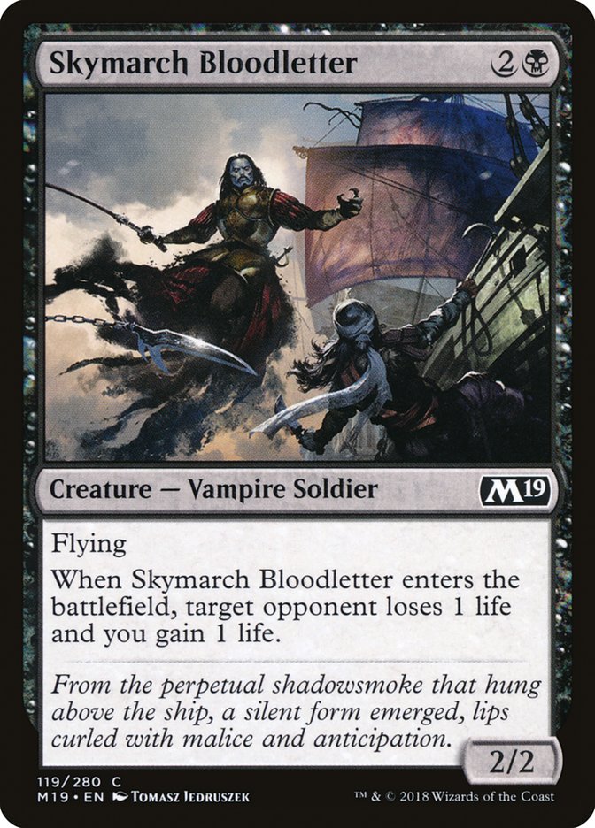 Skymarch Bloodletter [Core Set 2019] | Yard's Games Ltd