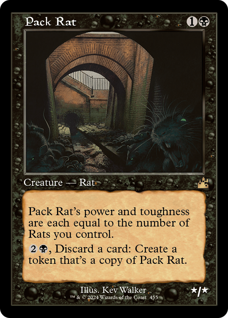Pack Rat (Retro Frame) [Ravnica Remastered] | Yard's Games Ltd