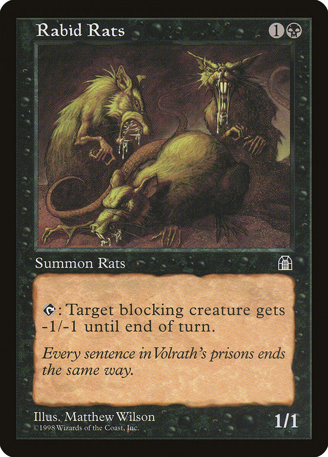 Rabid Rats [Stronghold] | Yard's Games Ltd