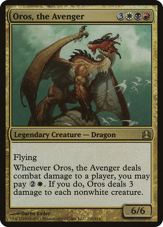 Oros, the Avenger (Oversized) [Commander 2011 Oversized] | Yard's Games Ltd
