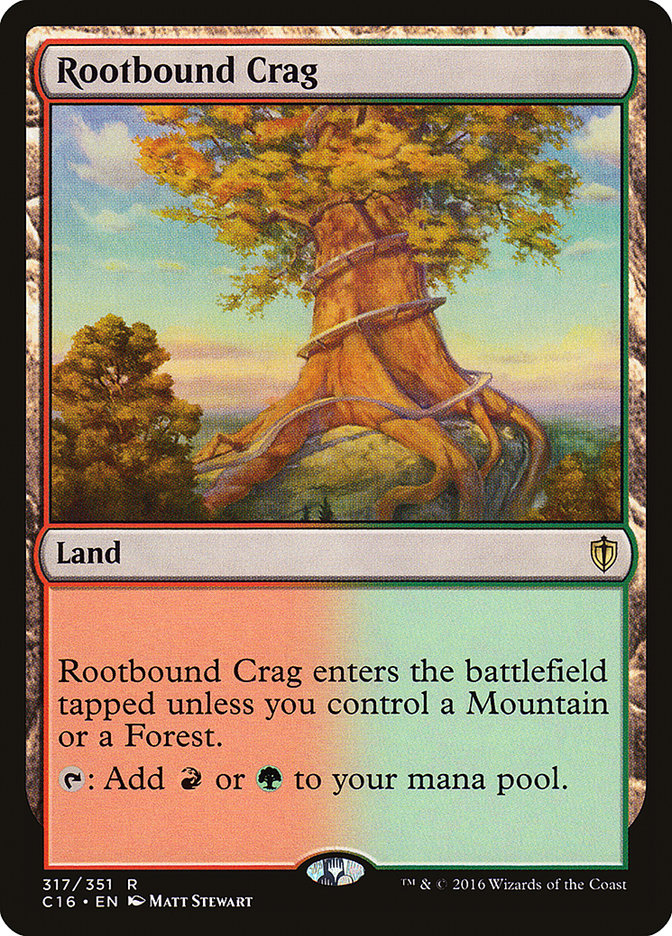Rootbound Crag [Commander 2016] | Yard's Games Ltd