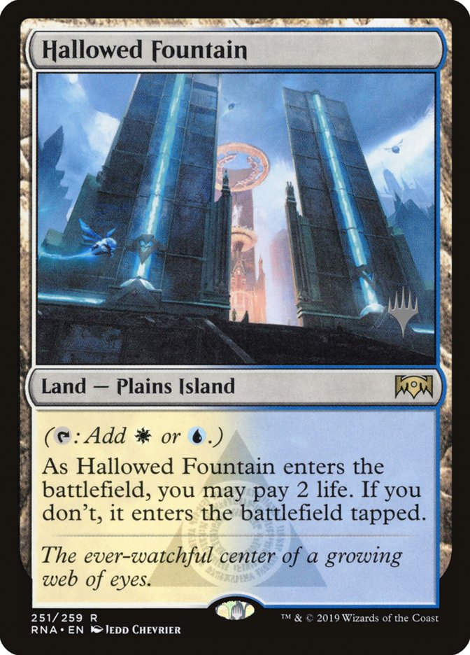 Hallowed Fountain (Promo Pack) [Ravnica Allegiance Promos] | Yard's Games Ltd