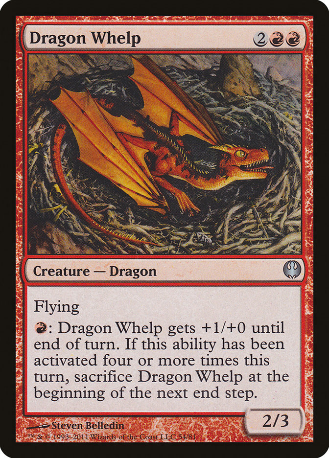 Dragon Whelp [Duel Decks: Knights vs. Dragons] | Yard's Games Ltd