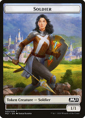 Construct // Soldier Double-Sided Token [Core Set 2021 Tokens] | Yard's Games Ltd