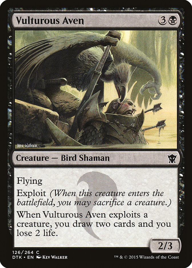 Vulturous Aven [Dragons of Tarkir] | Yard's Games Ltd