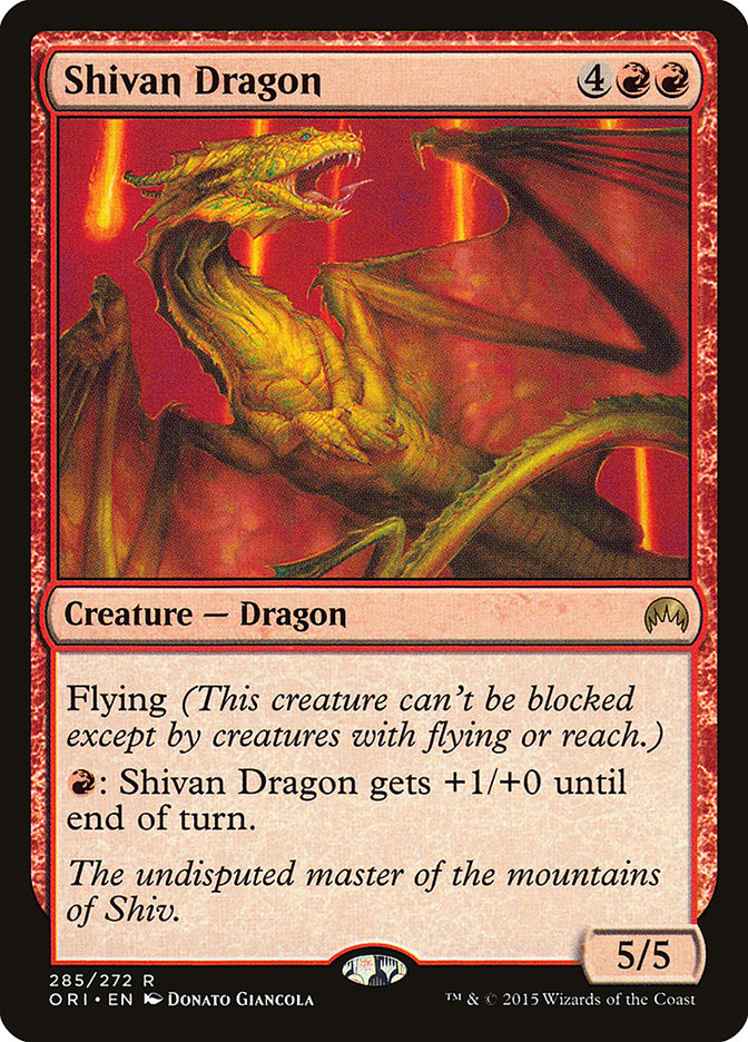 Shivan Dragon [Magic Origins] | Yard's Games Ltd