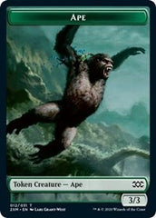 Ape // Elemental Double-Sided Token [Double Masters Tokens] | Yard's Games Ltd